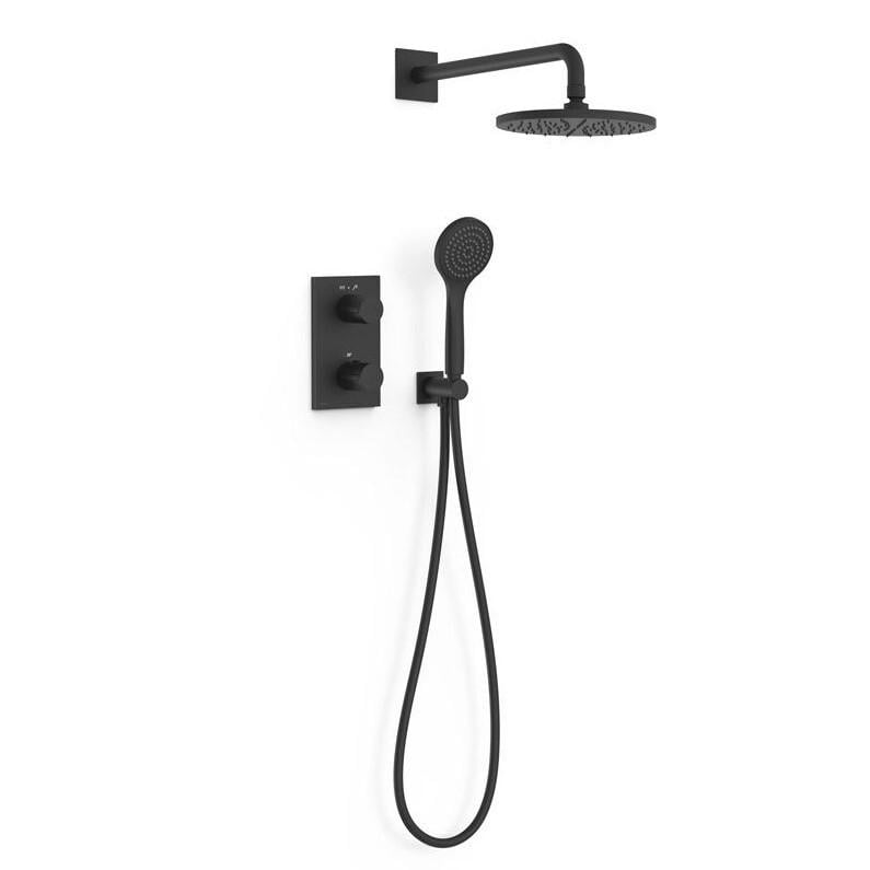 Душевая система скрытого типа Tres Therm-Box 21625004NM Черный (170950)