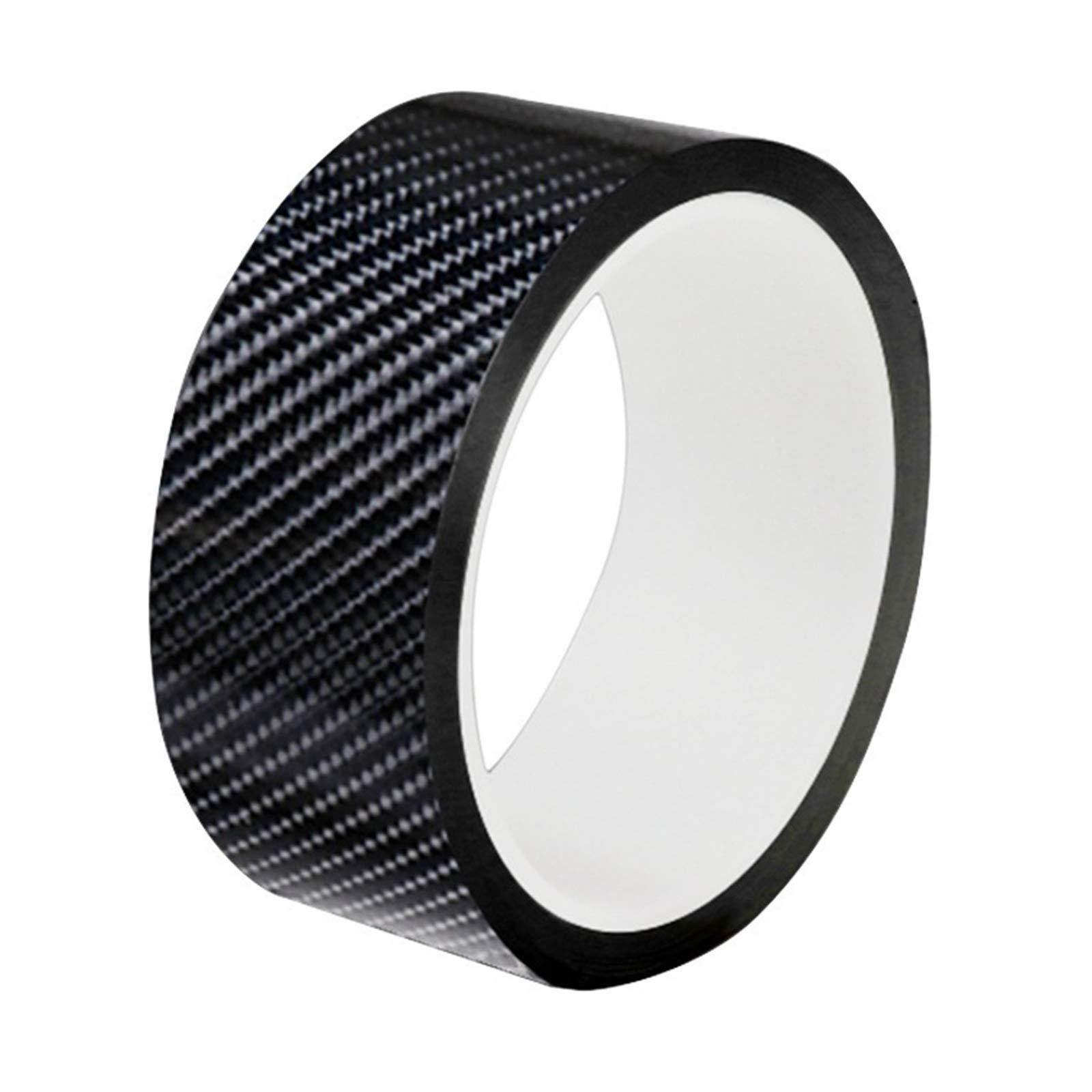 Карбонова стрічка для авто CarbonTape 5х500 см Темний графітовий (2175)