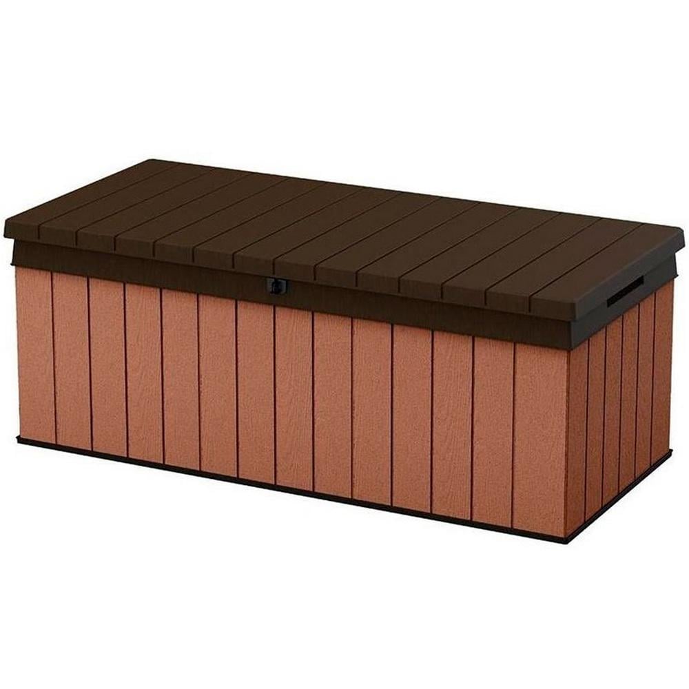 Ящик-сундук садовый Keter Darwin Box 380 л Коричневый (252666)