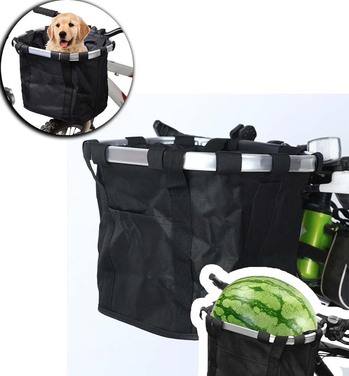 Кошик для велосипеда на кермо складаний для собак/котів - фото 5 Кошик для велосипеда на кермо складаний для собак/котів - фото 5