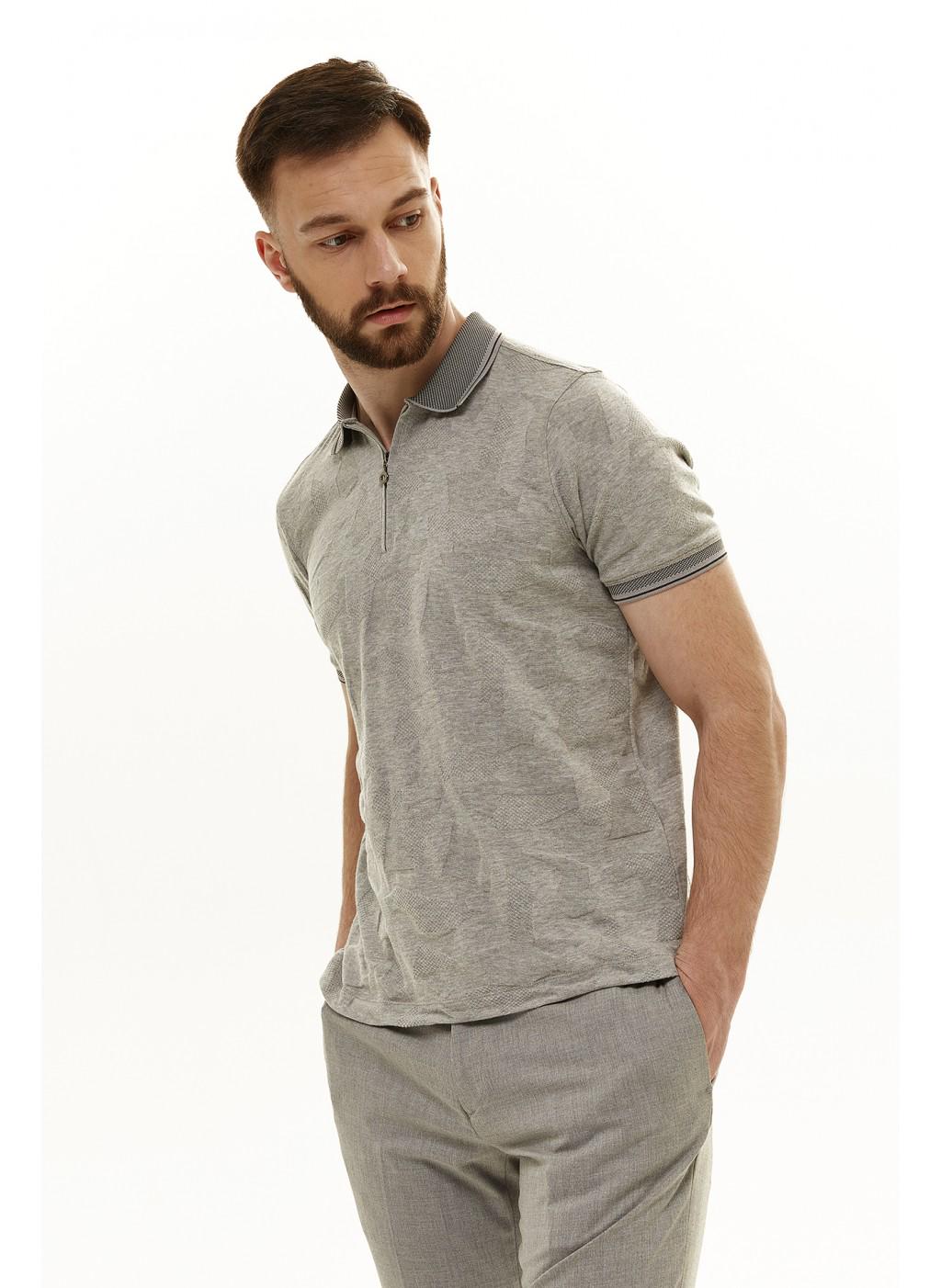 Поло мужское NAVI NV221-TX-004-S L Серый