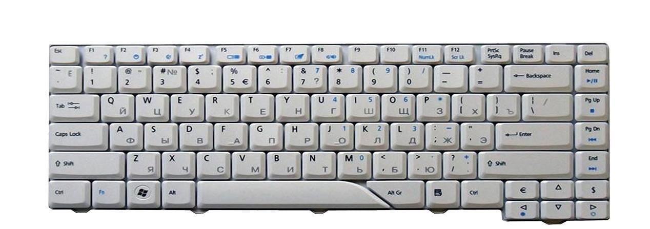 Клавиатура для ноутбука Acer Extensa 4120 матовый Белый (KB.INT00.271)