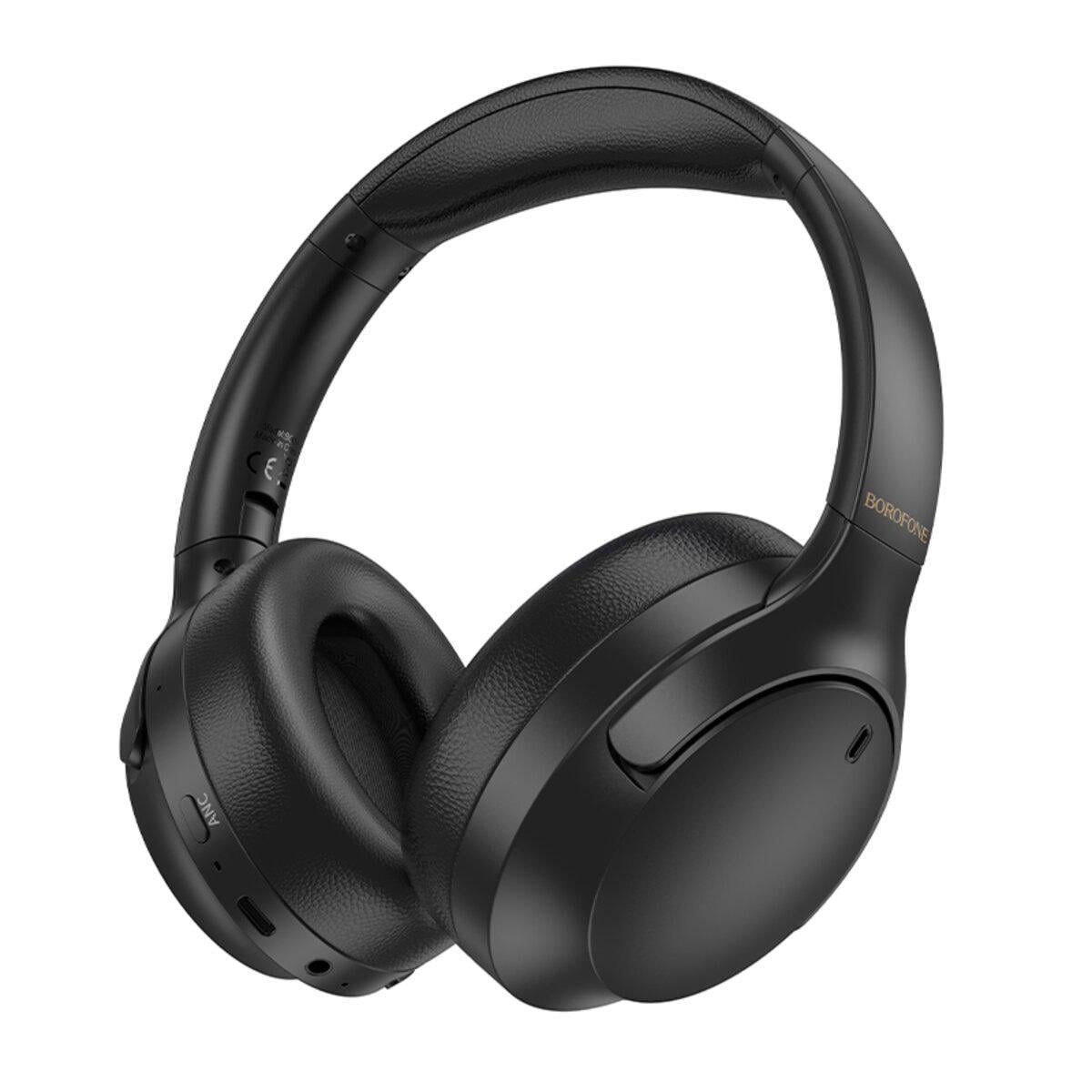 Наушники беспроводные Borofone BO31 Prestige Active Noise Reduction BT5.4 Headphones 400 mAh Black (6941991113000)