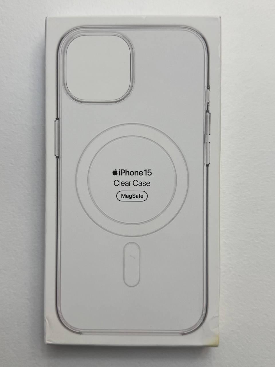 Чехол противоударный прозрачный Clear Case MT203ZM/A with MagSafe для Apple Iphone 15 6,1" Clear (11774490)