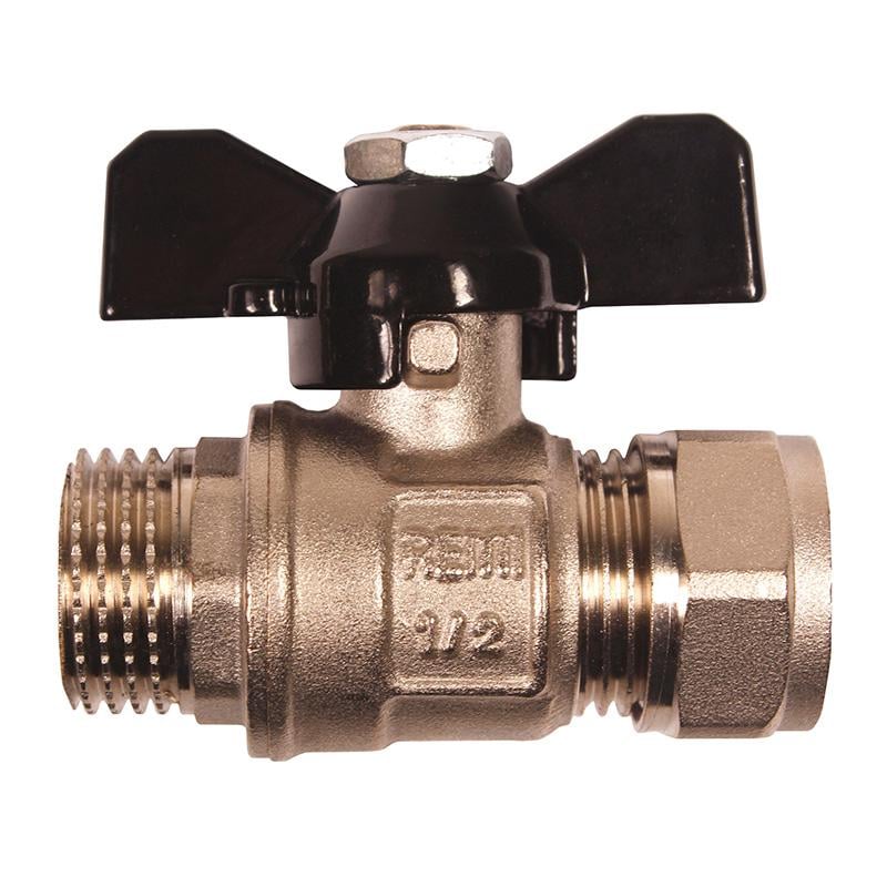 Кран до металопластикової труби Remi 16х1/2" НР