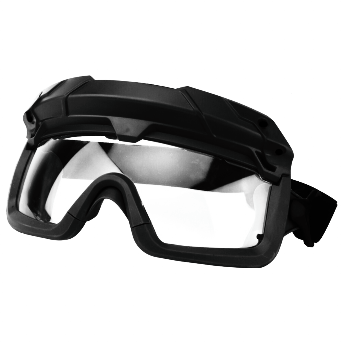 Маска-окуляри Ghost Iron Man з кріпленням до шолома Airsoft Чорний (MK001018) - фото 2 Маска-окуляри Ghost Iron Man з кріпленням до шолома Airsoft Чорний (MK001018) - фото 2