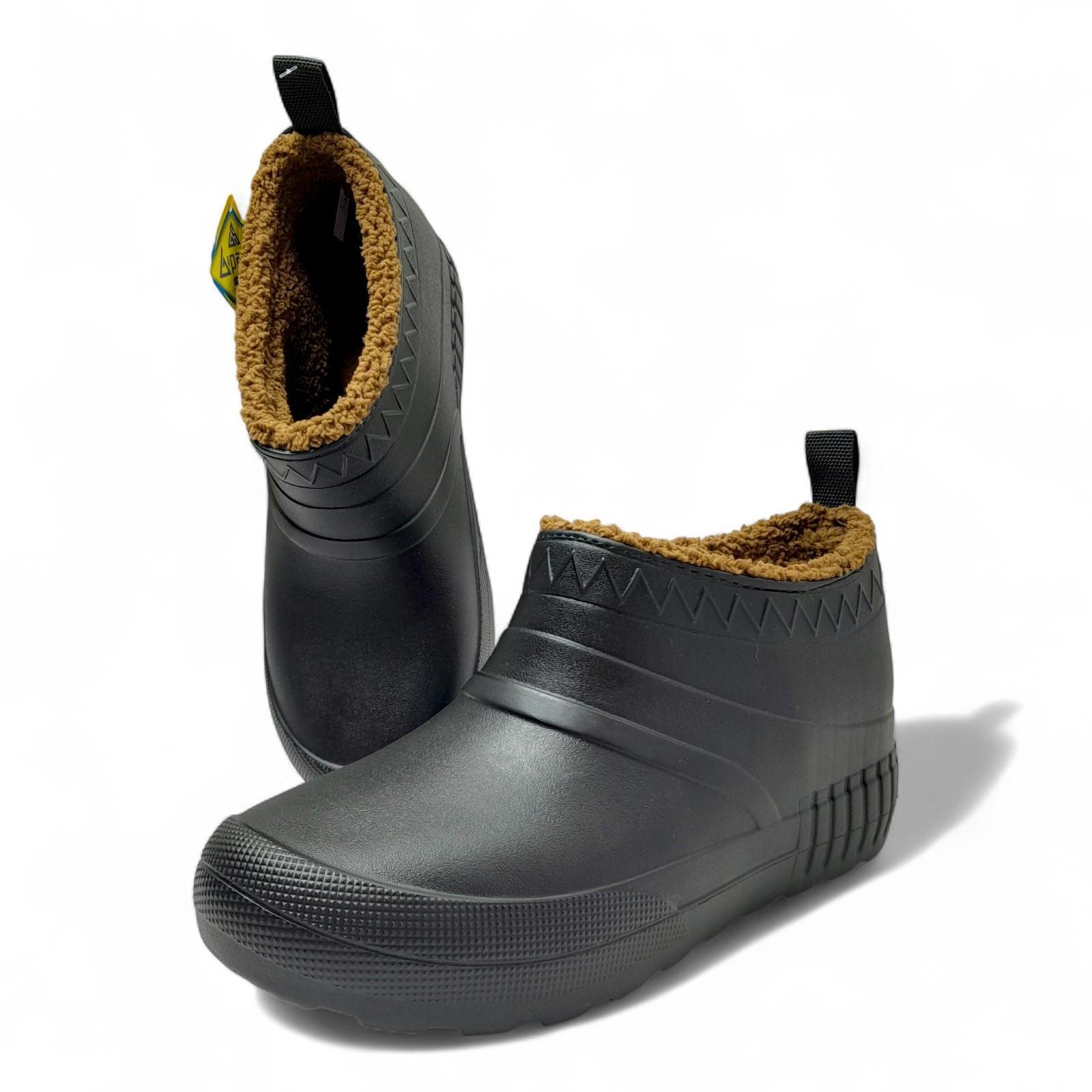 Галоши женские высокие утепленные GIPANIS р. 38 24,5 см Черный (2807724527) - фото 8