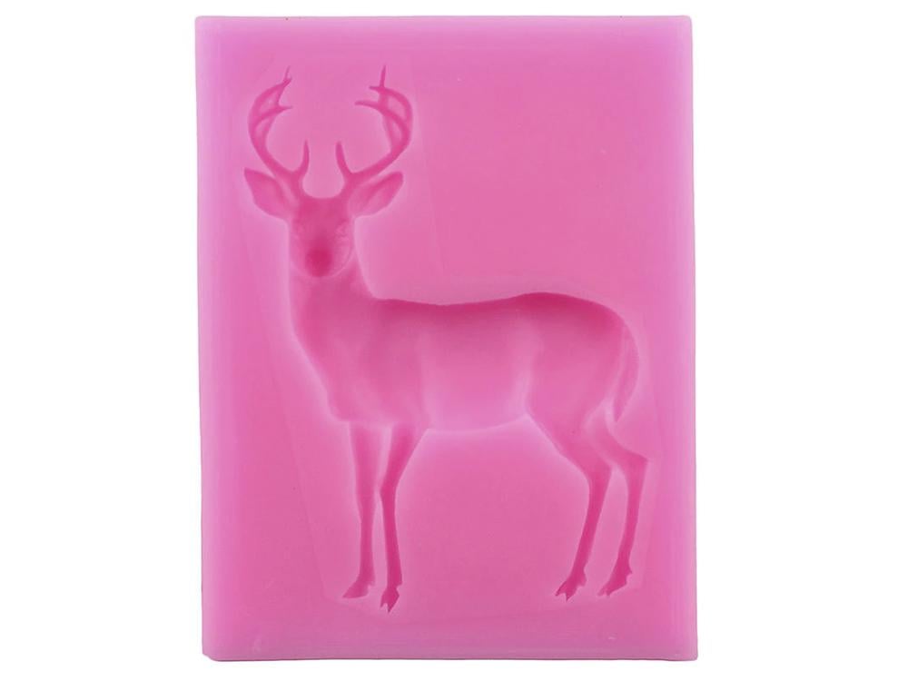 Молд силіконова форма Олень 3D для печива/карамелі/мила/льоду