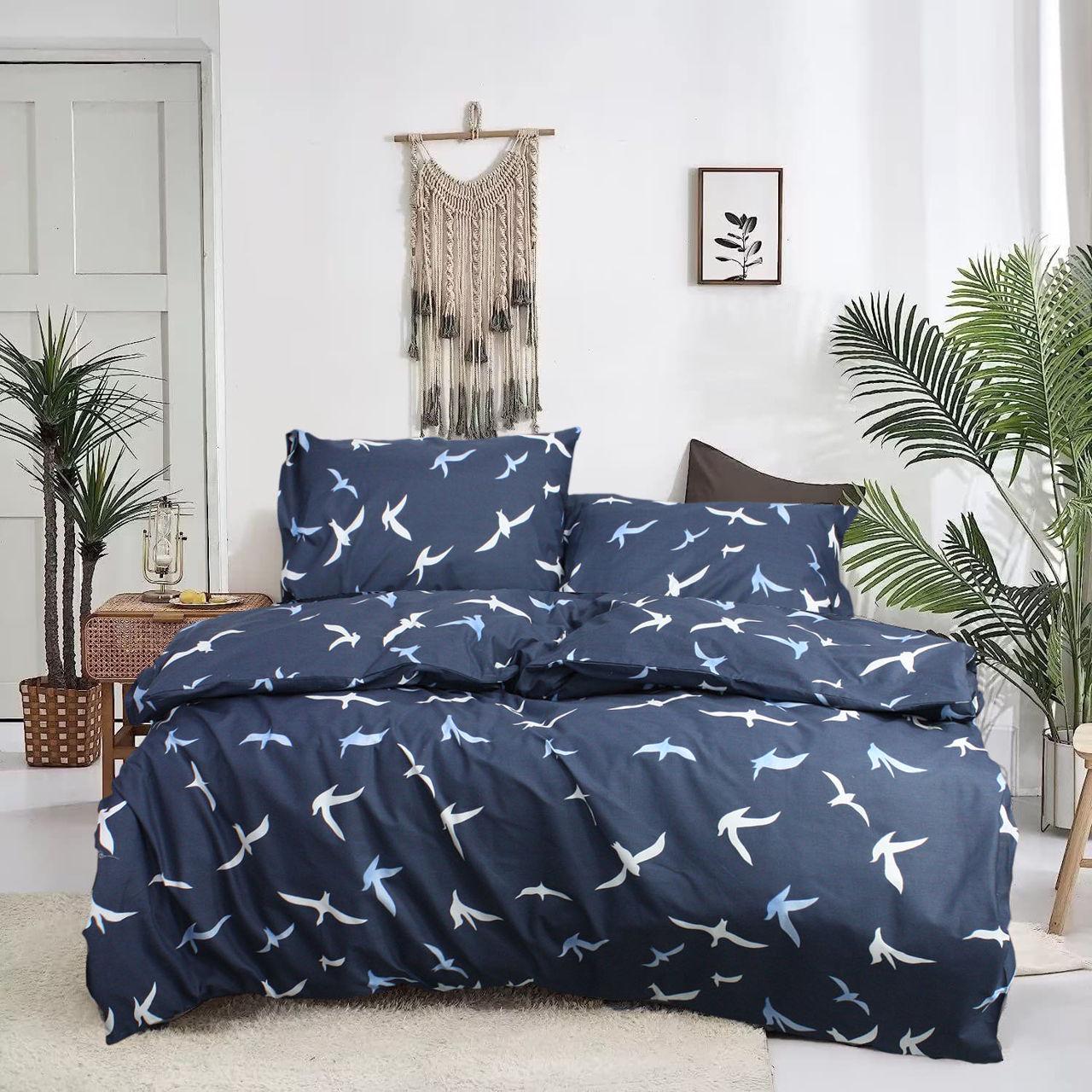 Простынь З0111 220x240 см Синий/Голубой