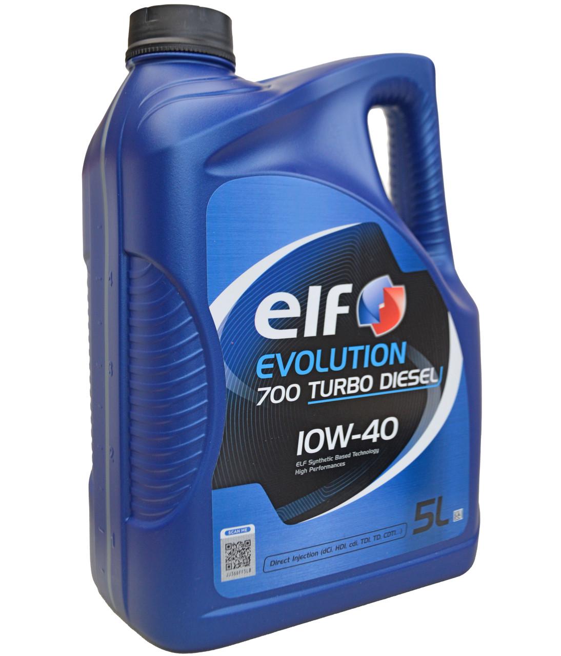 Моторное масло Elf Evolution 700 Turbo Diesel 10W-40 5 л (201553) - фото 4 Моторное масло Elf Evolution 700 Turbo Diesel 10W-40 5 л (201553) - фото 4