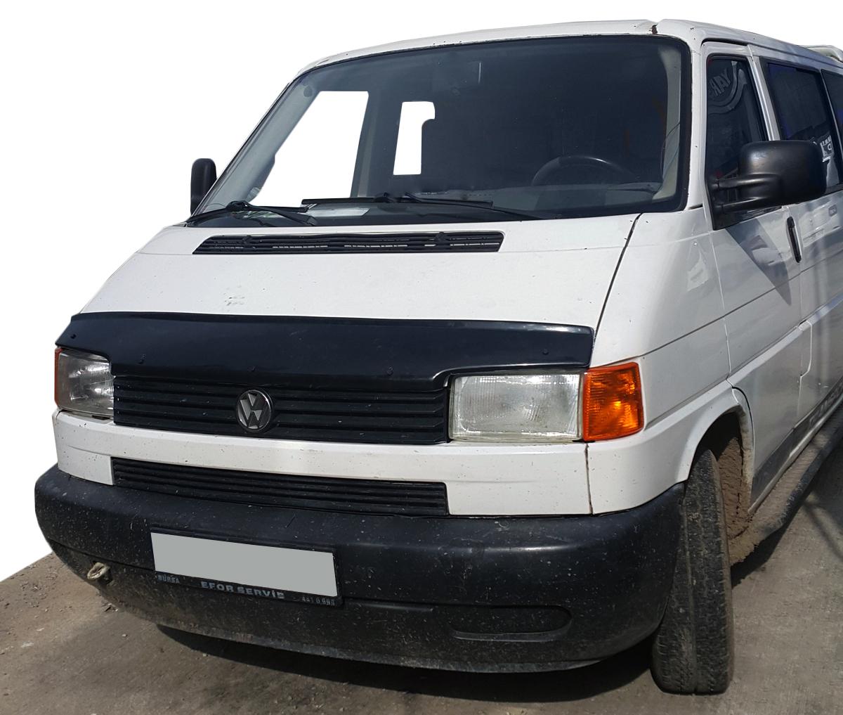 Дефлектор капота EuroCap для Volkswagen T4 Transporter полистирол Черный Дефлектор капота EuroCap для Volkswagen T4 Transporter полистирол Черный