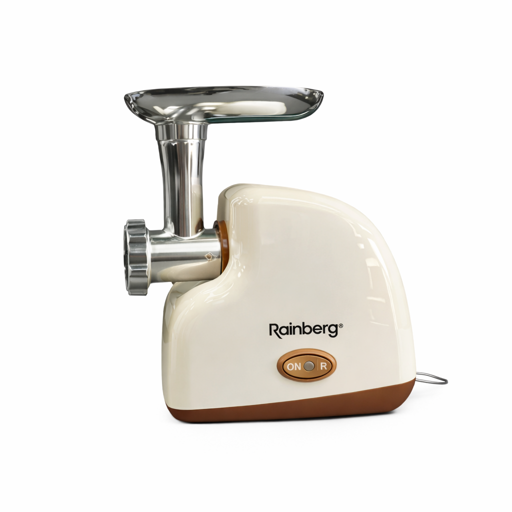 М'ясорубка Rainberg RB-2319 з реверсом та захистом від перевантаження 3000 Вт Бежевий (32614418)