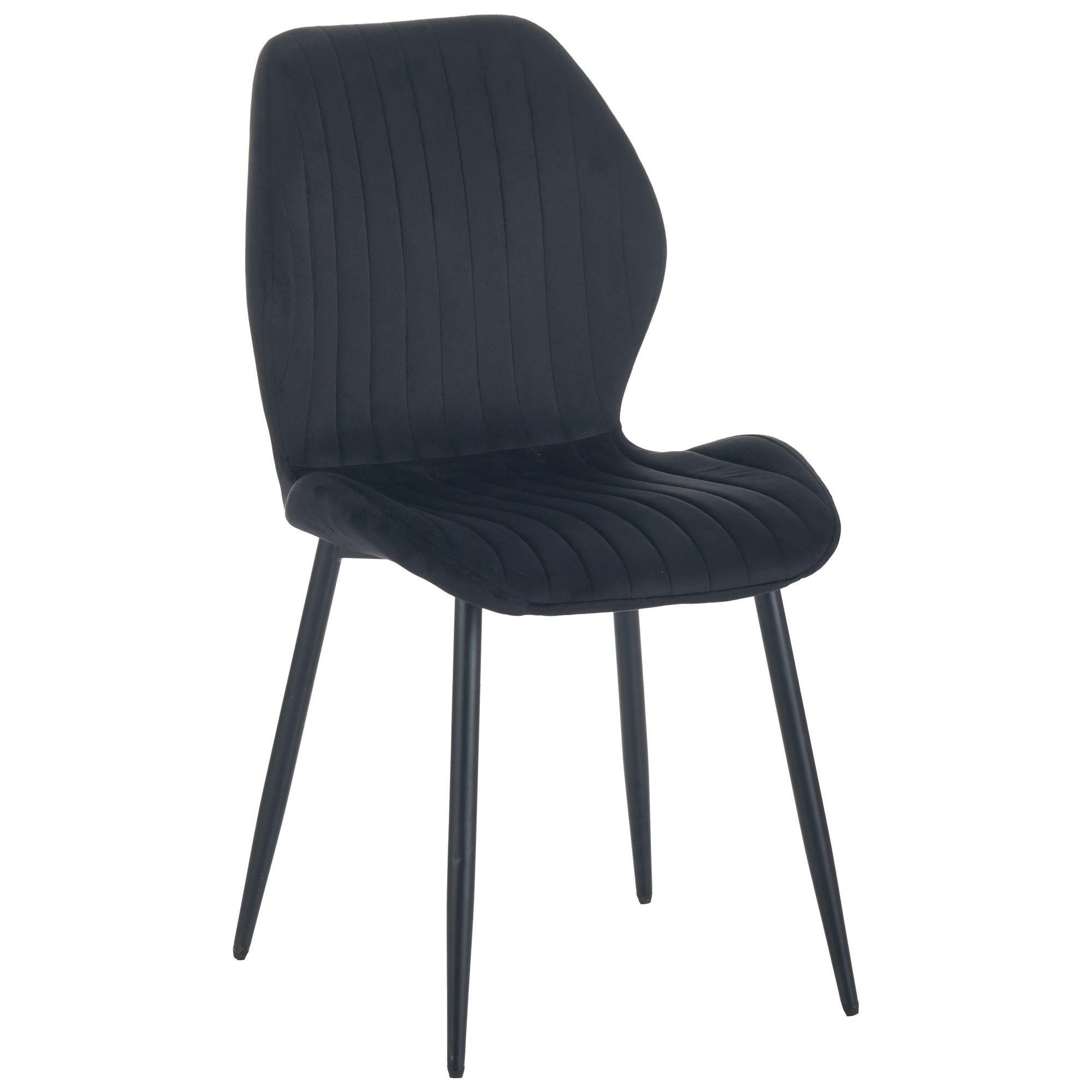 Кухонный стул AMF Lily вельвет Черный (555425)