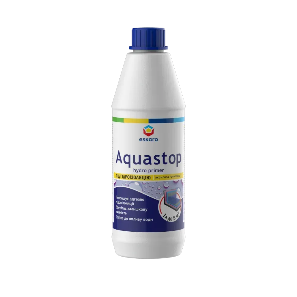 Грунтовка гидроизоляционная Eskaro AQUASTOP HYDRO PRIMER 1 л (2028273482)