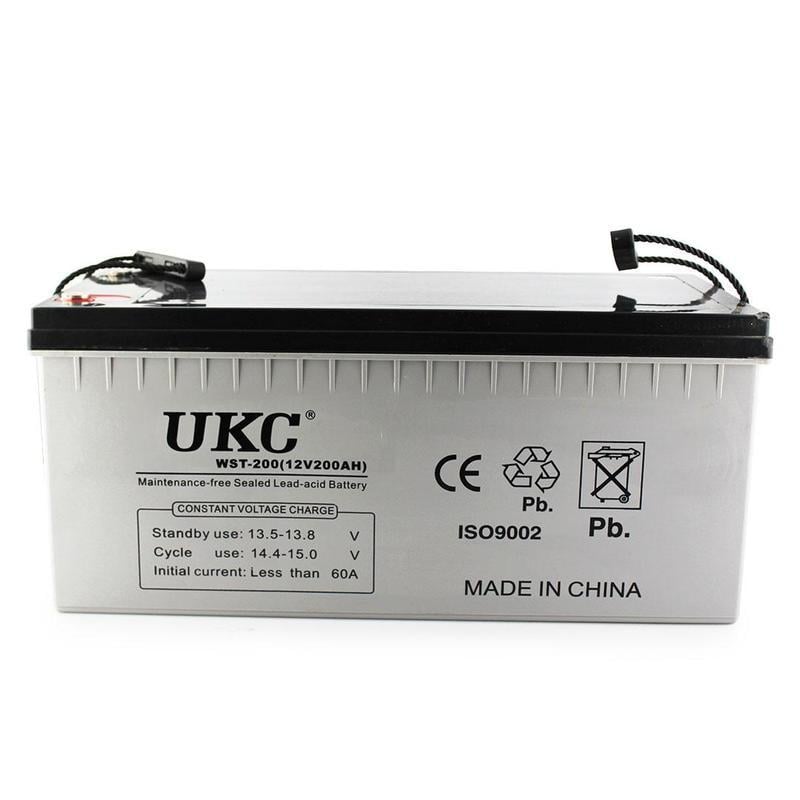 Гелевый аккумулятор универсальный UKC GEL 12V 200A (c1221d53)