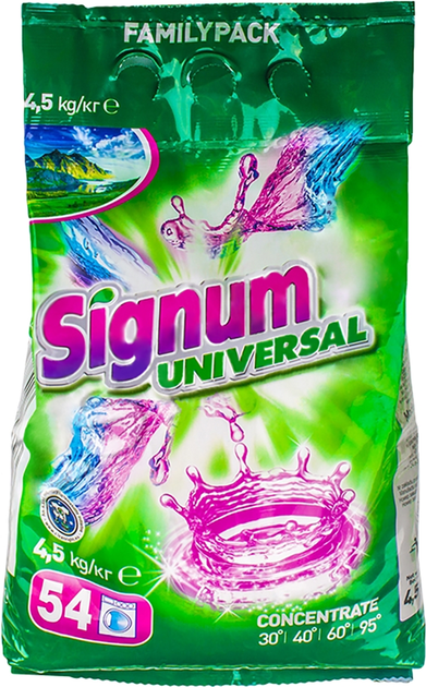 Порошок для стирки SIGNUM Universal 4,5 кг