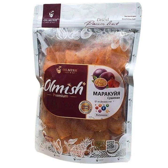 Маракуйя сушеный без сахара Olmish Premium упаковка 0,5 кг Маракуйя сушеный без сахара Olmish Premium упаковка 0,5 кг