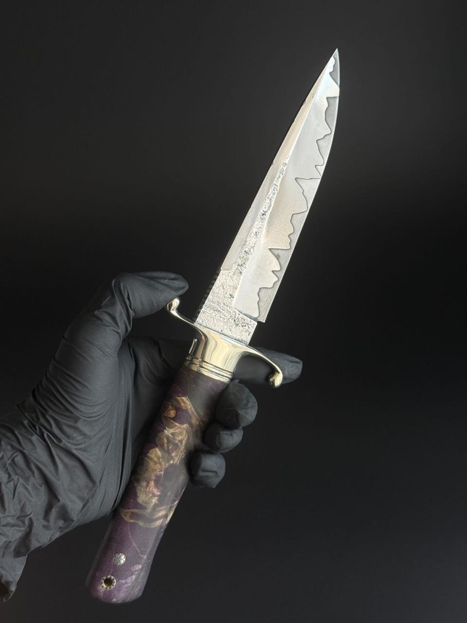 Нож финка сталь Gorillas BBQ ламинат м398 с 95х18 (KN197) - фото 4