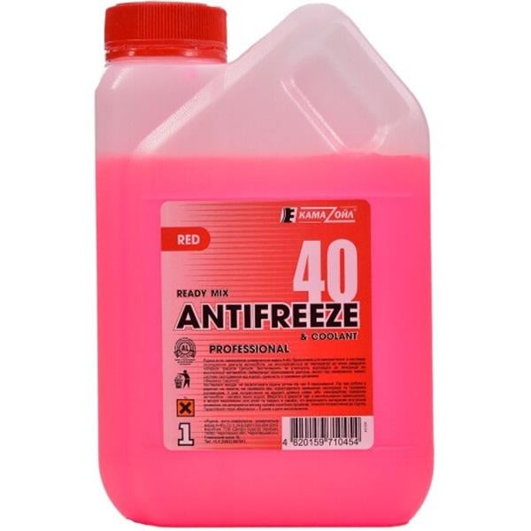 Антифриз КамаОйл Antifreeze 40 0,86 кг 1 л Червоний (222312)