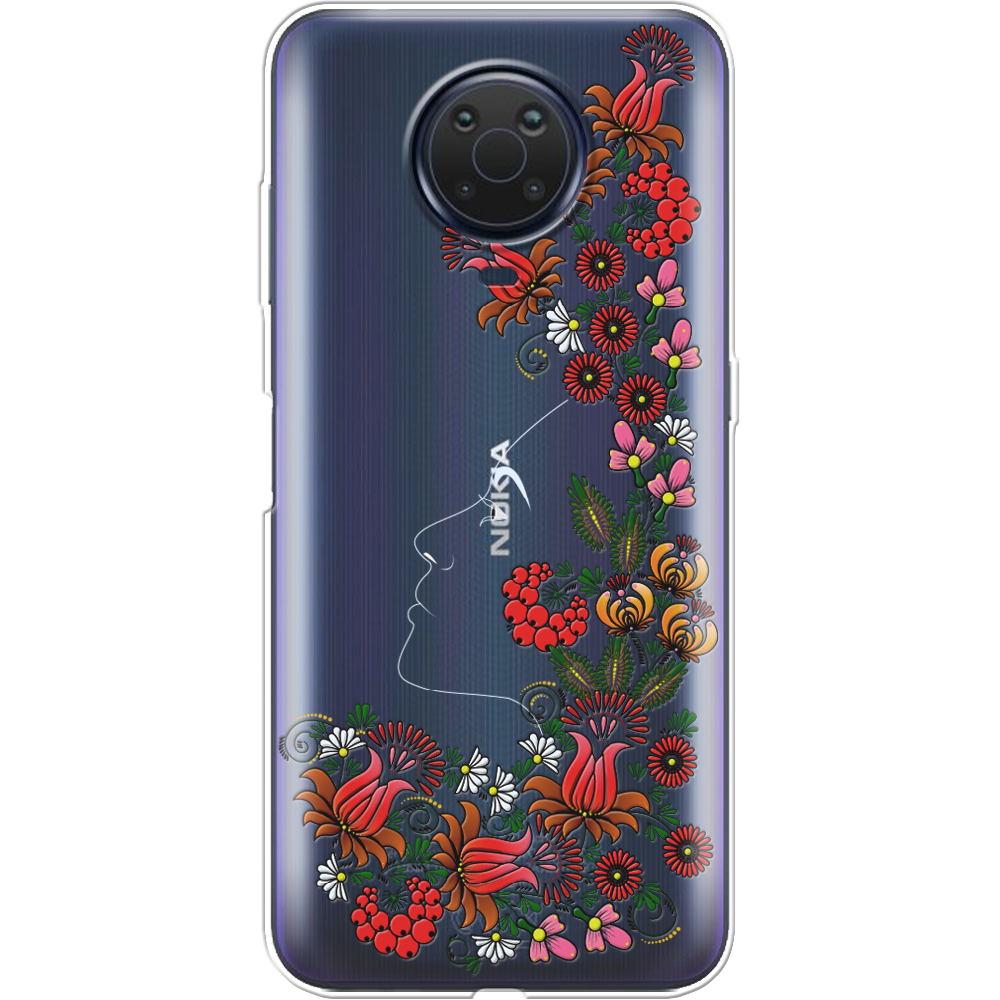 Чехол BoxFace Nokia G10 3D Ukrainian Muse Прозрачный силикон (42626-bk64-42373)