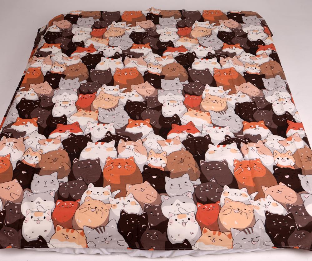 Простынь PaniPava Meow Family бязь 110х160 см (44443387)