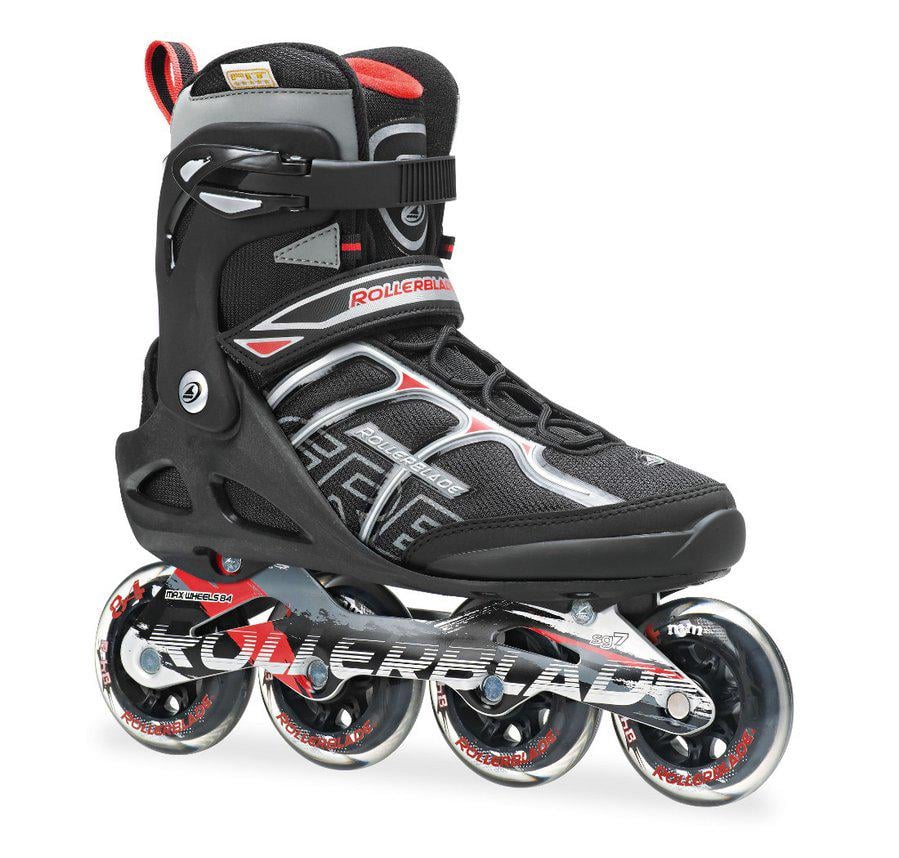 Ковзани роликові Rollerblade MACROBLADE 84 ALU Чорний/Червоний (07356000 741) - фото 1 Ковзани роликові Rollerblade MACROBLADE 84 ALU Чорний/Червоний (07356000 741) - фото 1