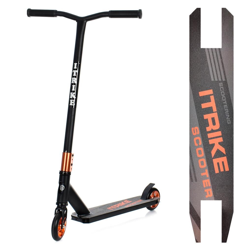 Самокат iTrike SR 2-067-6-BOR Оранжевый/Черный - фото 2 Самокат iTrike SR 2-067-6-BOR Оранжевый/Черный - фото 2