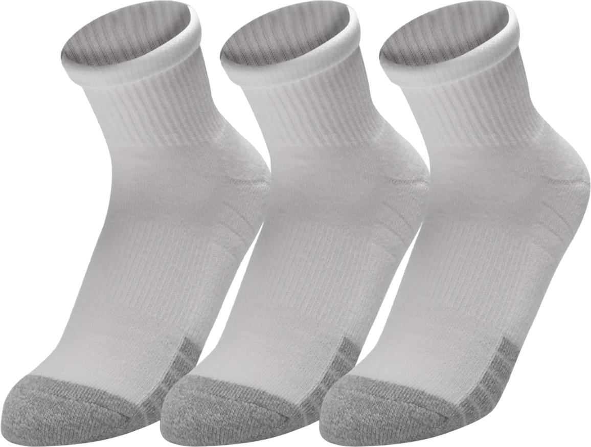 Носки Under Armour HEATGEAR QUNDER ARMOURRTER 3PK 3 пары L Белый (1353262-100)