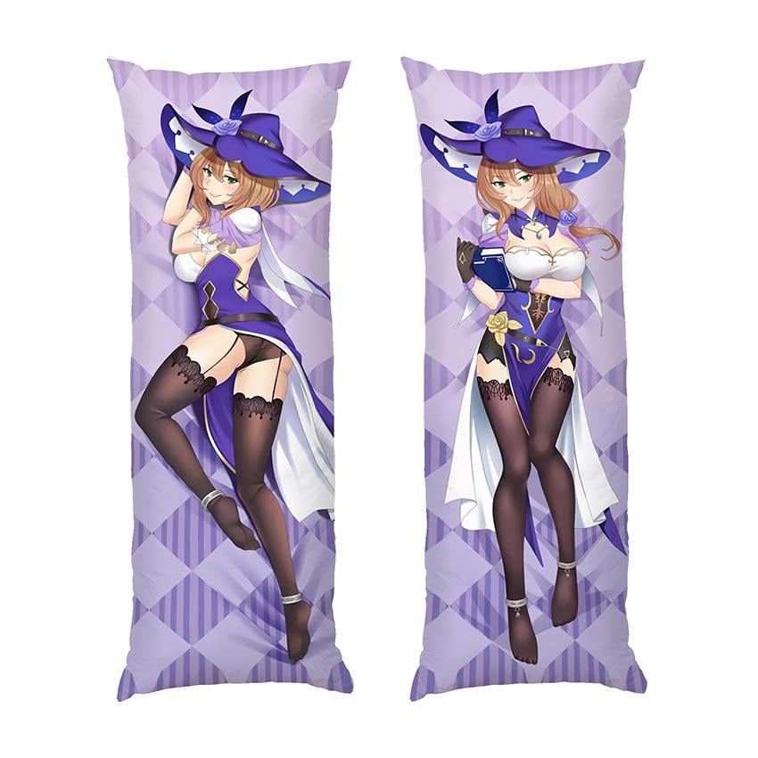 Подушка дакимакура Beautiful Lisa Genshin Impact габардин 70х30 см