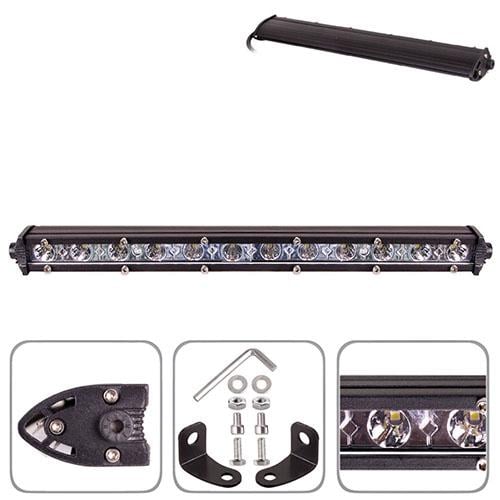 Фара рабочего света Pulso WLP-36L12 Spot 12 Led 3 W 10-30 V 36 W 6000K 340x30x45 мм (427446) - фото 4