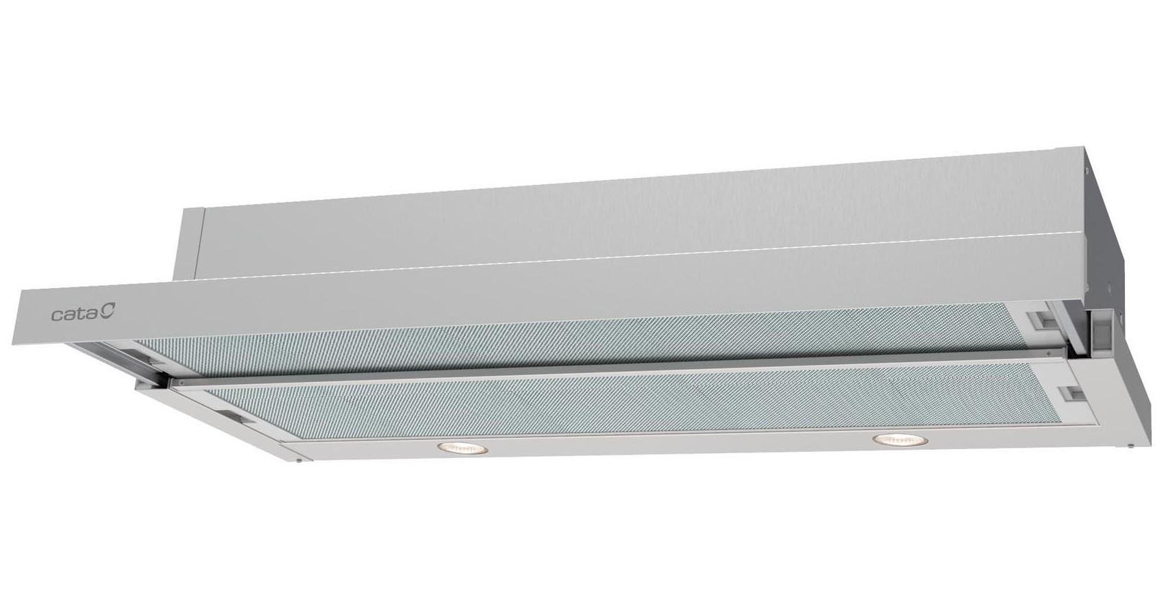 Вытяжка телескопическая Cata TF-2003 DURALUM 600 100 Вт 600 м³/ч Нержавеющая сталь (616353)
