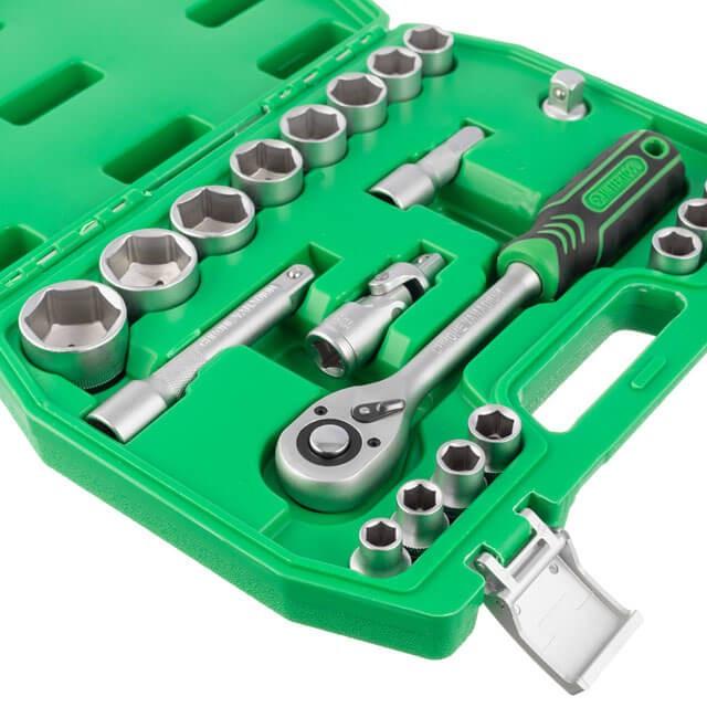 Набор инструментов Intertool ET-6021SP 1/2" Cr-V 21 шт. (21-31-ET-6021SP) - фото 4