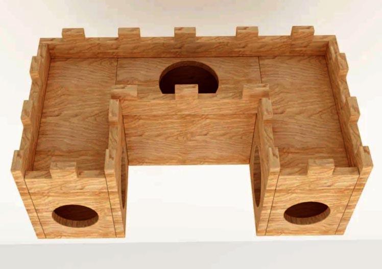 Будиночок для шиншили з дерева Люнетра Сієна (ДДШ-004605) Будиночок для шиншили з дерева Люнетра Сієна (ДДШ-004605)