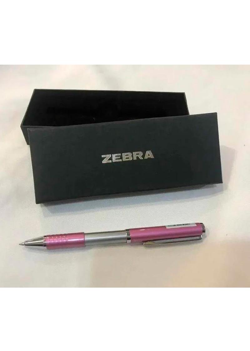 Ручка шариковая ZEBRA Slide SL-F1 с футляром 0,7 мм Розовый (29815) - фото 2