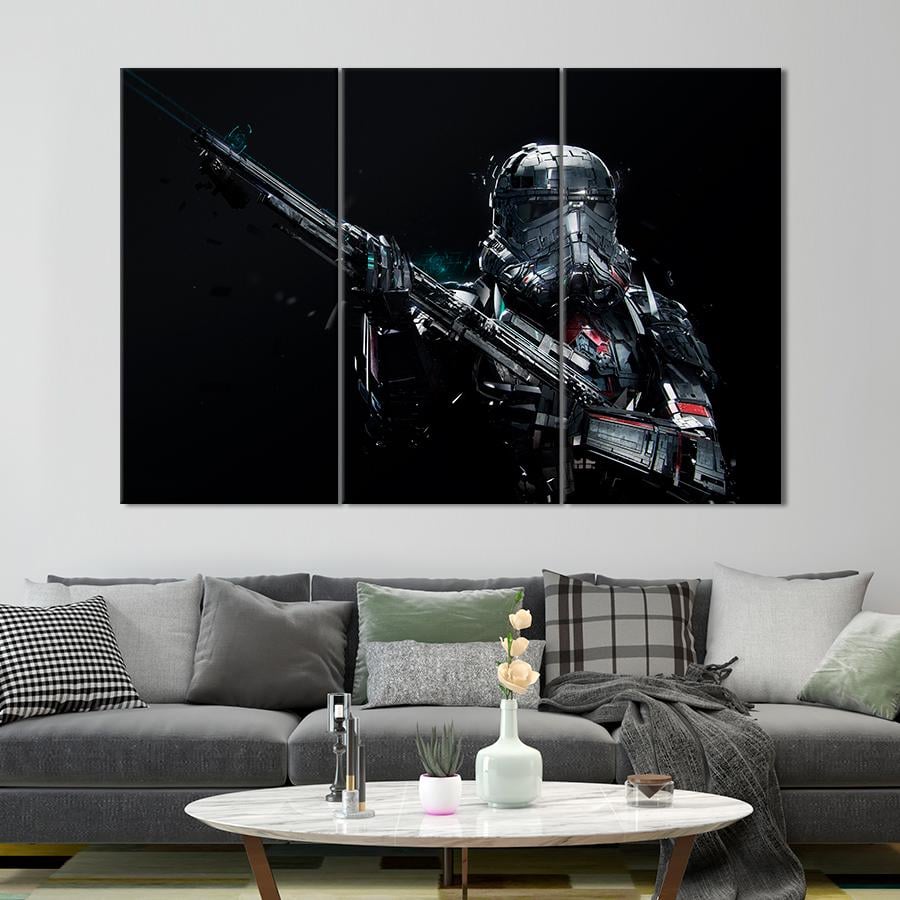 Настенний декор Элитный отряд Штурмовик смерти 78x48 см (A46-3)