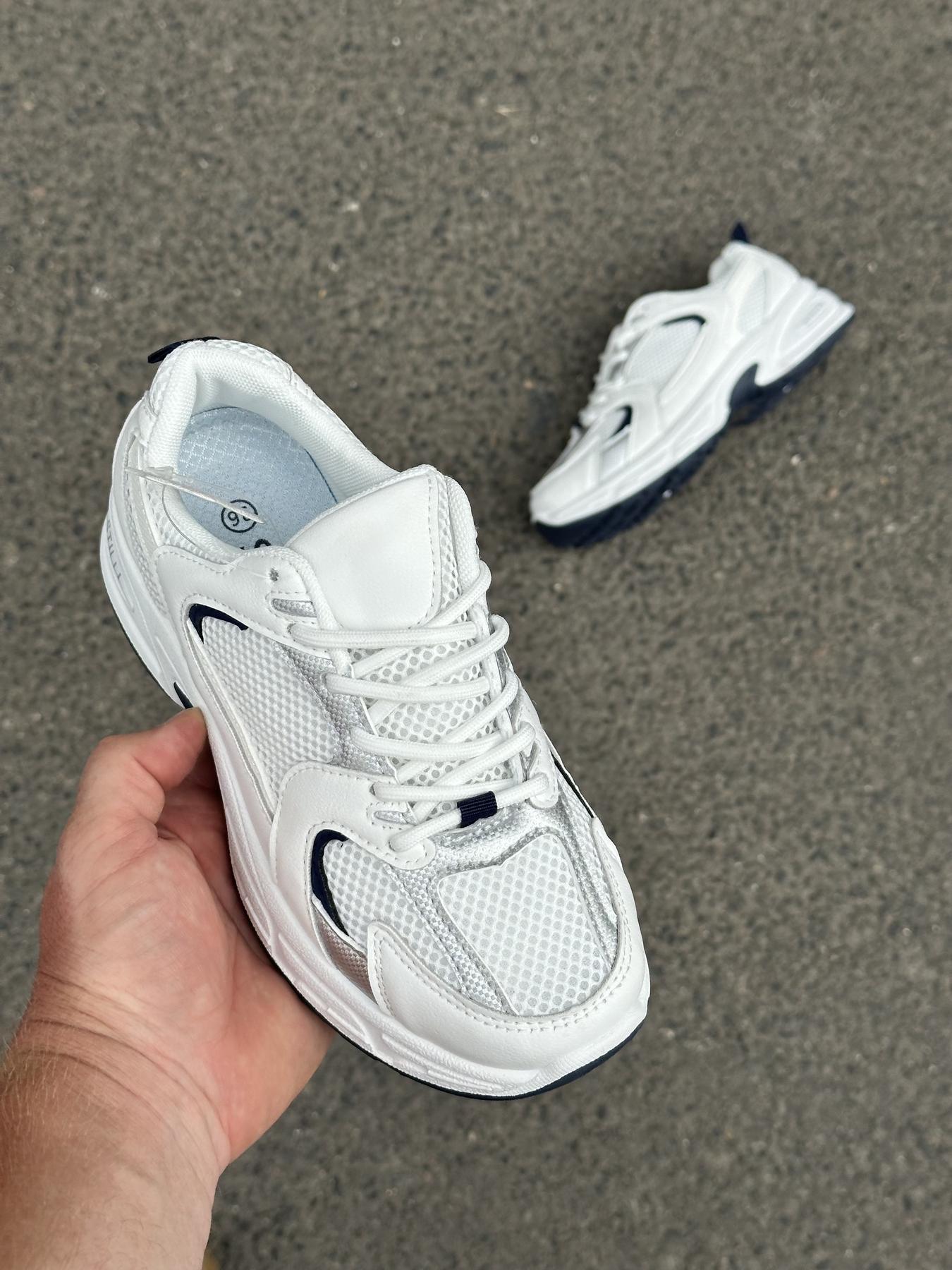 Кроссовки женские пресс кожа/текстиль р. 39 Белый (4349729s4) - фото 3