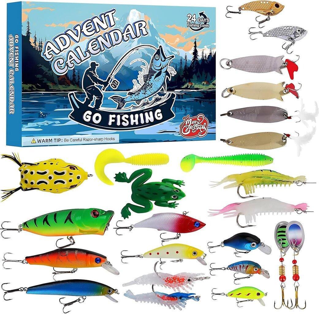 Подарунковий набір для риболовлі Адвент-календар 24в1 (НР051244)