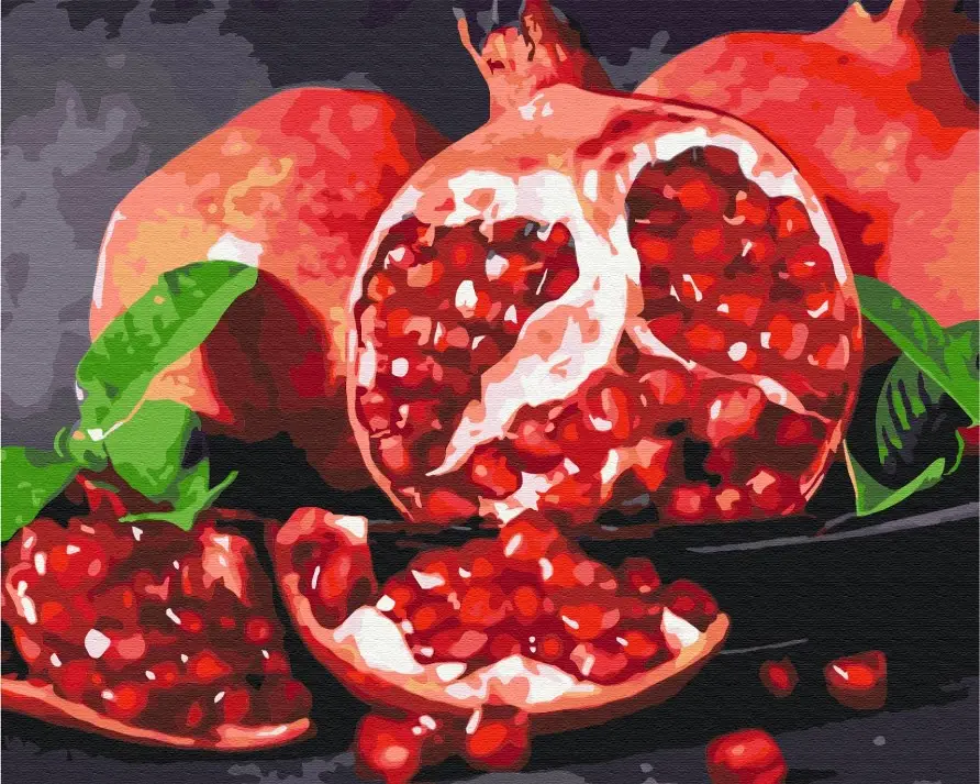 Картина за номерами Brushme Соковитий гранат 40x50 см (BSM-B32215)