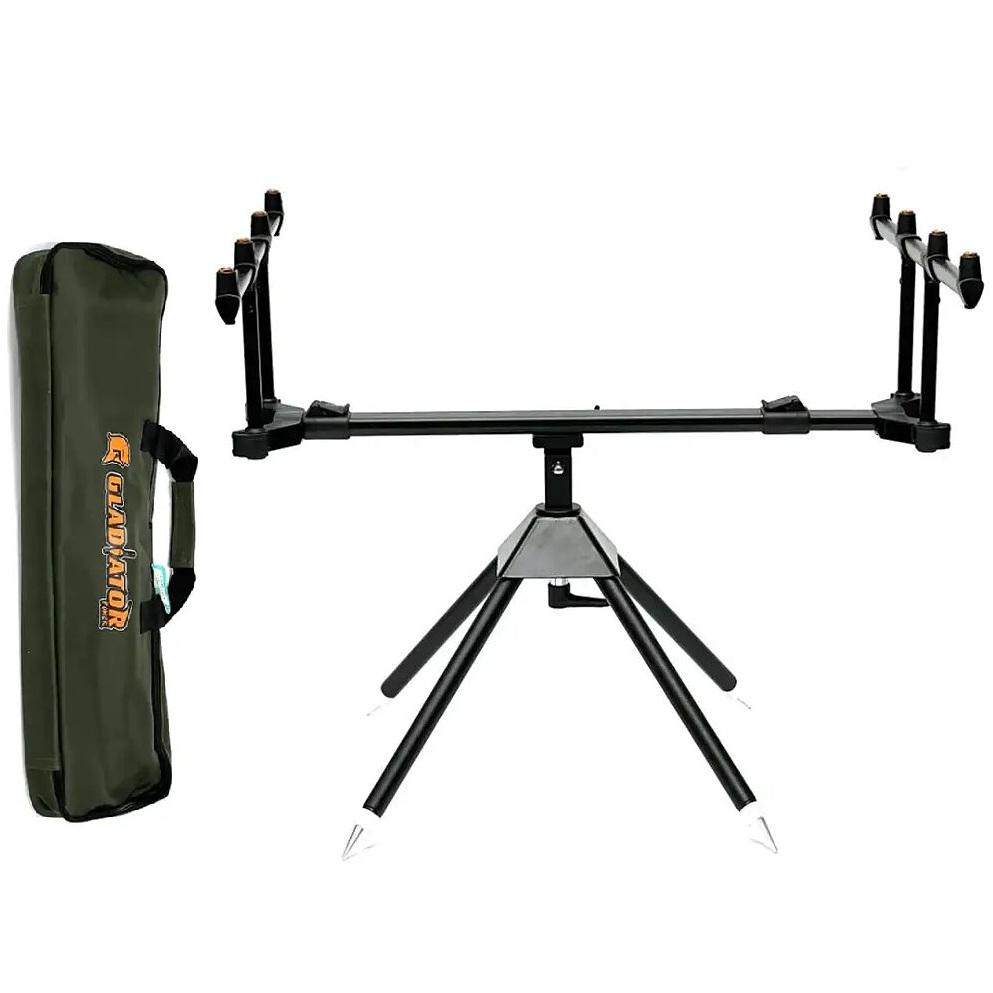 Род-под Gladiator RP190-159 GL8167 на 4 удилища Черный (28746011) - фото 6 Род-под Gladiator RP190-159 GL8167 на 4 удилища Черный (28746011) - фото 6