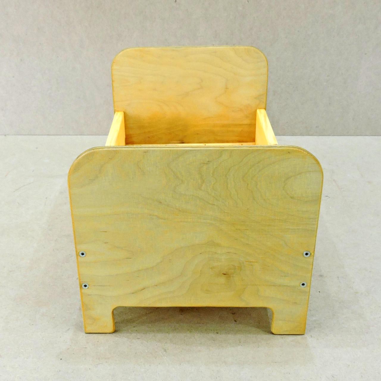 Кровать для кукол из дерева Мариан Ваниль (КРТ-001602) - фото 3 Кровать для кукол из дерева Мариан Ваниль (КРТ-001602) - фото 3