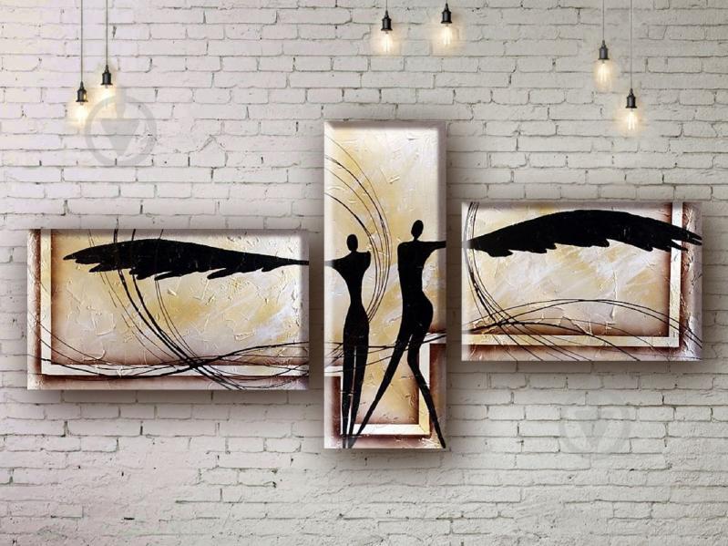 Модульная картина акрилом интерьерная ArtStar MHM17_3_007 размер 70 х 135 см