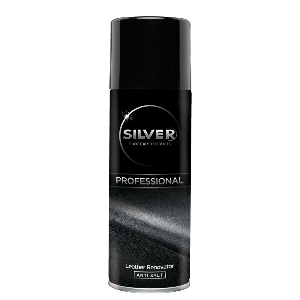 Фарба для гладкої шкіри Silver Professional 200 мл Чорний (32681)