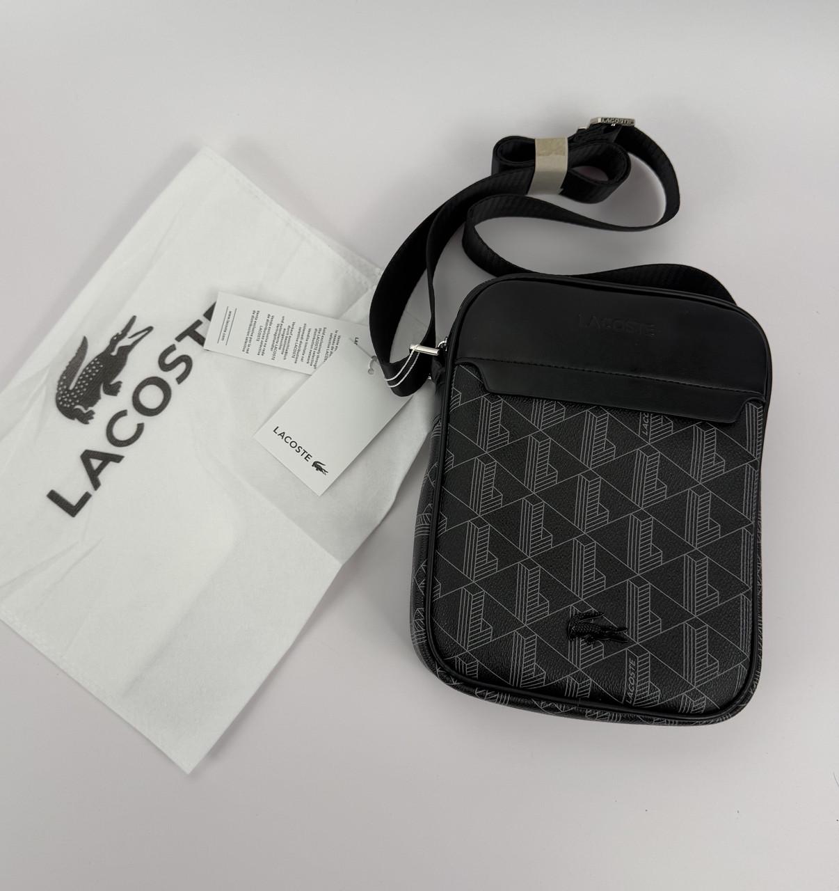 Мессенджер через плечо Lacoste Черный - фото 3 Мессенджер через плечо Lacoste Черный - фото 3