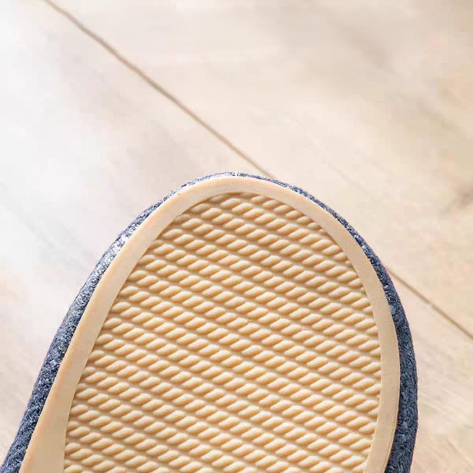 Тапочки льняные Элит TZLDN с открытым носком р. 45/46 29,5 см Темно-синий (29416810) - фото 7 Тапочки льняные Элит TZLDN с открытым носком р. 45/46 29,5 см Темно-синий (29416810) - фото 7