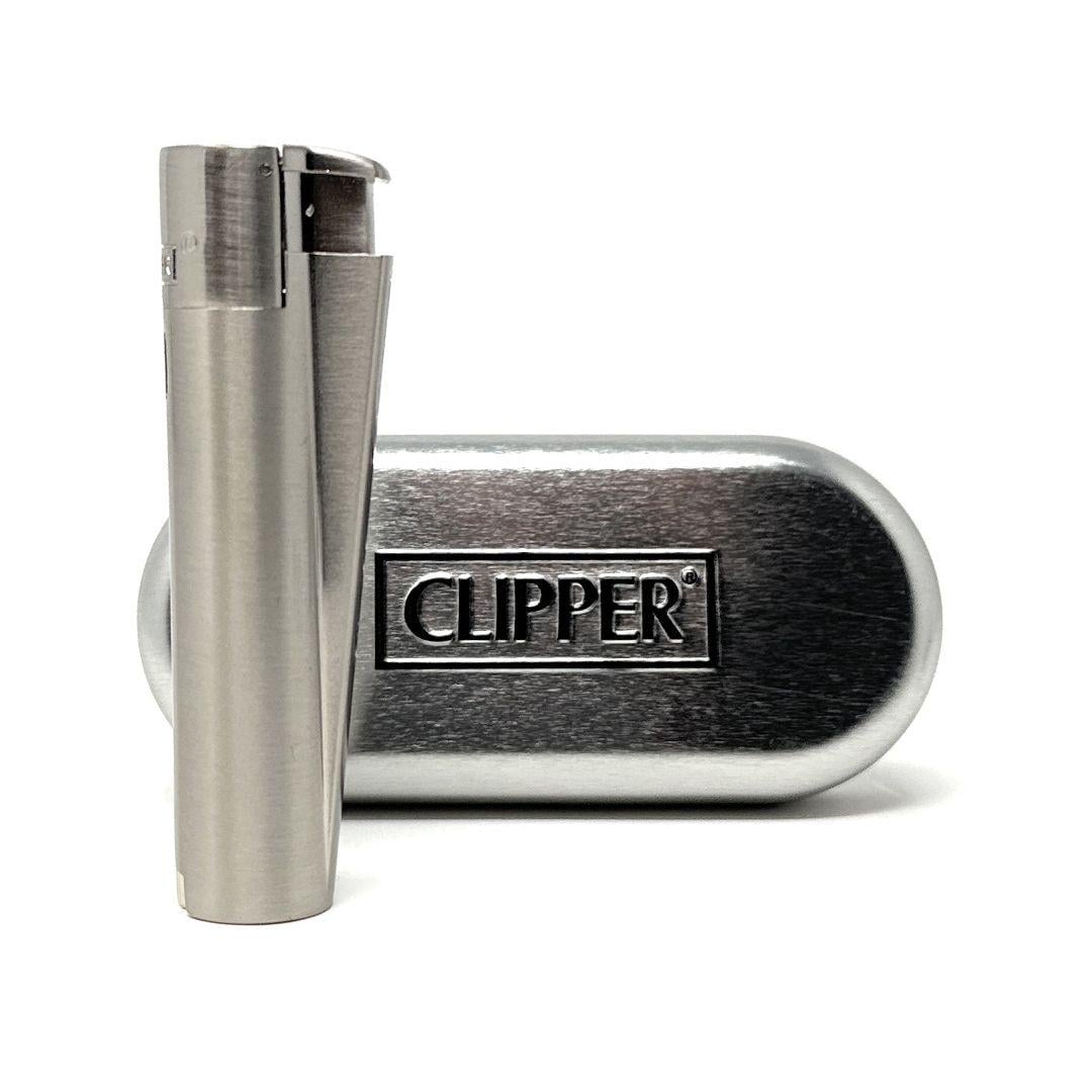 Зажигалка Clipper metal JET Silver