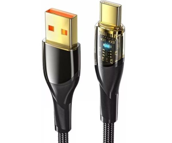 Кабель Data ESSAGER TD01-P USB-Type-C 100W 1 м Black (06EXCT-TD01-P)