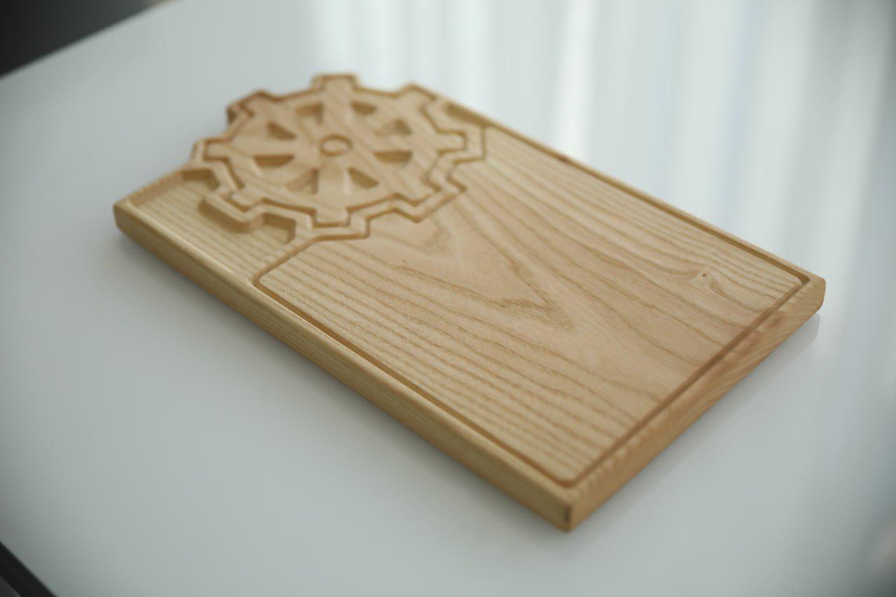 Деревянная дощечка Штурвал Ясень 35х20х2 см (WDK-42.1) - фото 6 Деревянная дощечка Штурвал Ясень 35х20х2 см (WDK-42.1) - фото 6