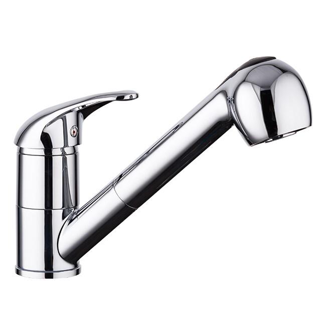 Змішувач для кухні Frap F6003 із висувною лійкою Хром (171212)