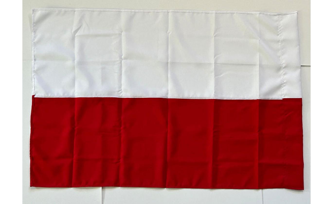 Прапор Польщі нейлон 90х135 см (П6) - фото 3 Прапор Польщі нейлон 90х135 см (П6) - фото 3