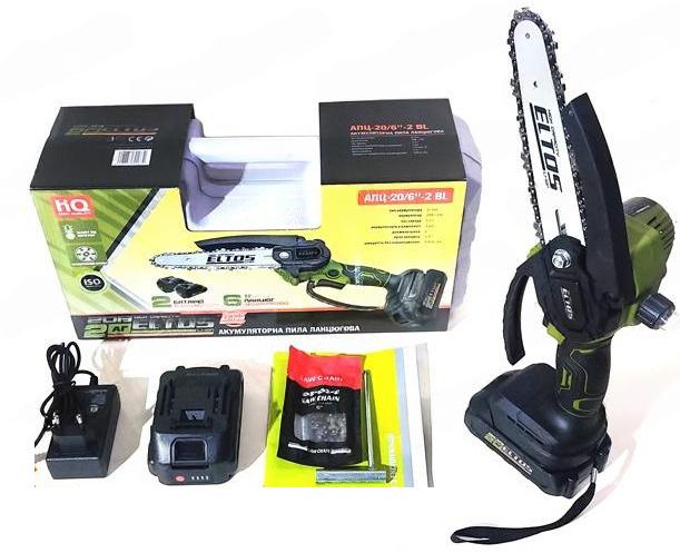 Цепная пила ELTOS АПЦ-20 BL/6 аккумуляторная - фото 4 Цепная пила ELTOS АПЦ-20 BL/6 аккумуляторная - фото 4
